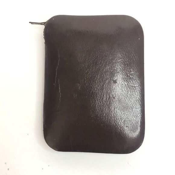 vintage buxton contour key trainer zippered brown hard case 4 keys as is - Picture 1 of 10